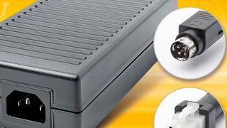 Das Tischnetzteil BET-1500 kann mit kundenspezifischen Spezial-Steckverbindungen ausgestattet werden. (Bicker Elektronik)