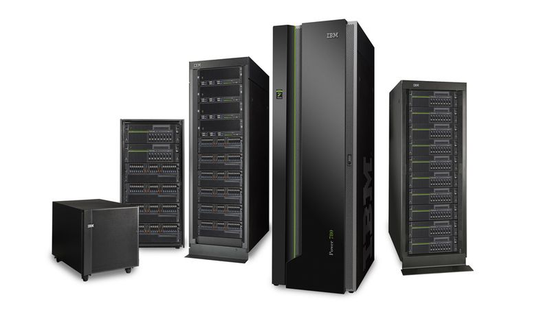 Die IBM Power 7 Familie. (Archiv: Vogel Business Media)