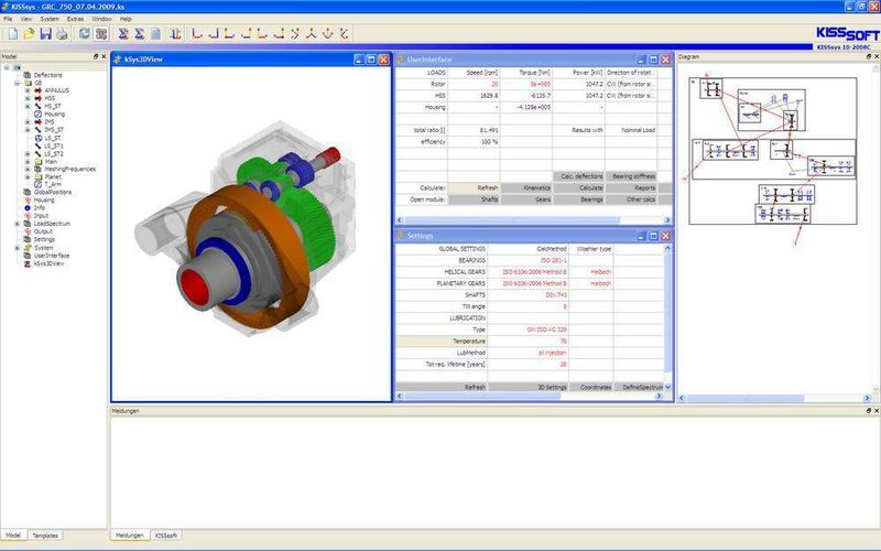 5 Die Trends und Entwicklungen bei den Windkraftgetrieben  ... sind äusserst vielfältig: Bei kleineren Einheiten besteht der Bedarf, unter niedrigen Kosten geräuschoptimierte Getriebe zu entwickeln, während grössere Getriebe insbesondere aus technischer Sicht eine Herausforderung darstellen (z.B. Planetengetriebe mit Leistungsverzweigung). Die KISSsoft-Software ist aufgrund ihres modularen Aufbaus flexibel einsetzbar und passt sich den verschiedenen Anforderungen an. (Archiv: Vogel Business Media)