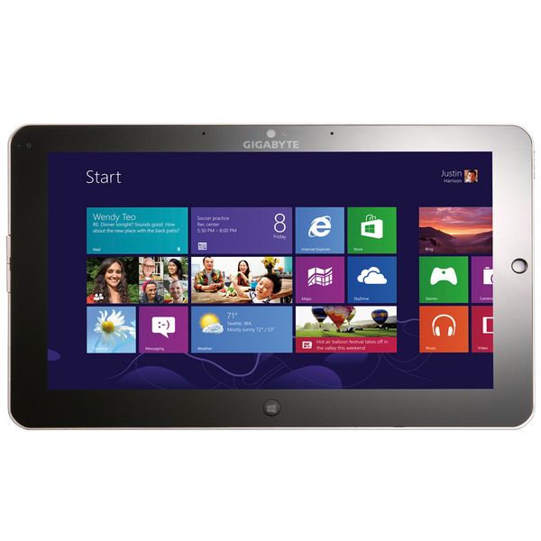 Je nach Ausstattung ist als Betriebssystem Windows 8 oder Windows 8 Pro auf das Gigabyte-Padbook aufgespielt. (Bild: Gigabyte)