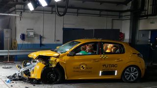 Für den Peugeot 208 reichte es im Crashtest nicht zur Bestwertung. (Euro-NCAP)