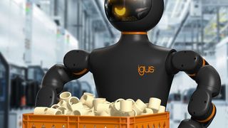 The Iggy Rob, Igus' first humanoid robot, is quickly ready for use and ensures a fast ROI due to its purchase price. (Image:Igus)