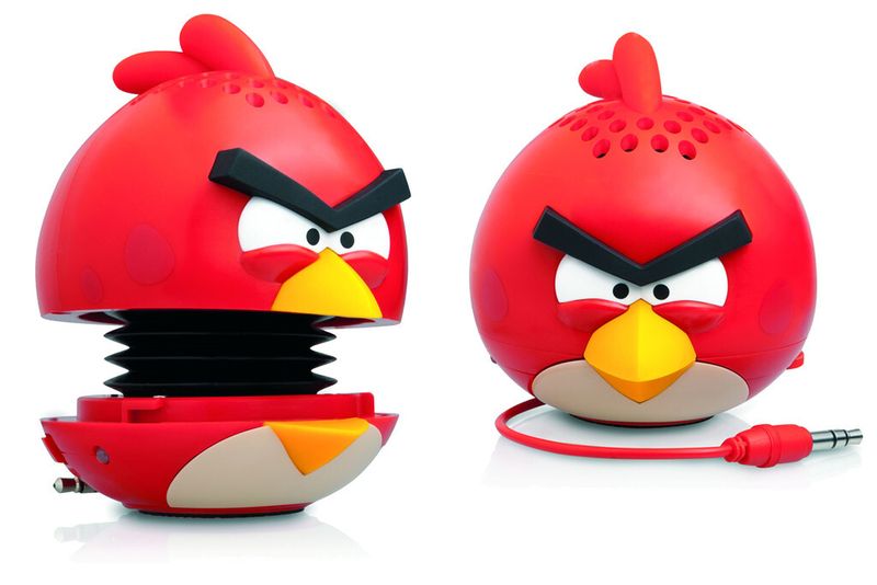 Die neuen Mini-Lautsprecher der Angry-Birds-Serie von Gear4 machen Lust auf Sound – sei es Classic Red Bird... (Gear4)