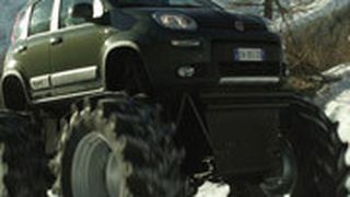 Leider keine Serienmodell: Der Fiat Panda als Monstertruck. (Foto: Fiat)
