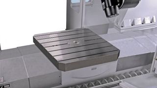 Das Modell Roller verfügt den drei Linearachsen verfügt über 2 stufenlose Rundachsen, die über Torque-Motoren angetrieben werden. (Bild: Parpas)