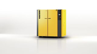 Der Schraubenkompressor der CSD-Baureihe punktet mit hoher Effizienz, Energiekostenersparnis und Nachhaltigkeit. (Bild: Kaeser)