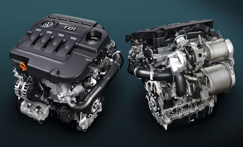 Einsatzort der Abdeckung: Die neue Generation der Dieselmotoren von VW. (Bild: VW)