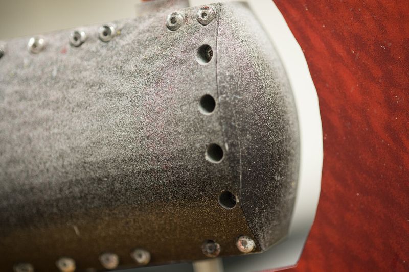 Detailaufnahme von Roboter-Fisch Grace (Michigan State University/G.L. Kohuth)