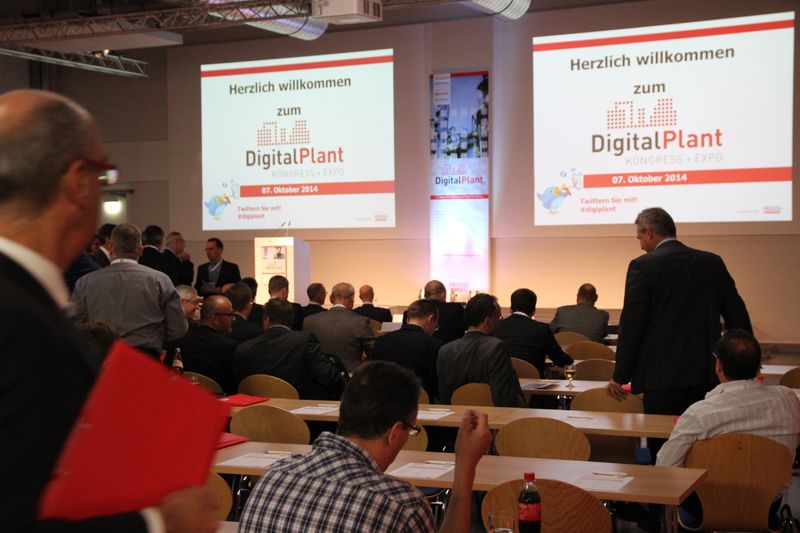 Referenten und Diskussion 1. Tag Weitere Bildergalerien zum Kongress:    Aussteller & Impressionen   Abendveranstaltung beim Digital Plant Kongress 2014 (Bild: PROCESS)