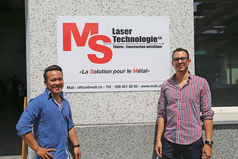 Mathieu Snga, responsable de production et Cédric Marchon, responsable du bureau technique. (JR Gonthier / MSM)