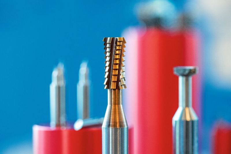 Les exposants mettaient en avant leur savoir-faire aux visiteurs du Congrès, comme ici Diametal avec la présentation de ses outils sur-mesure et de sa gamme DIAskiving. (Thomas Entzeroth)