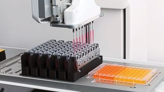 Der Pipettierroboter von integra erleichtert die HLA-Typisierung in Diagnostiklaboren. (Integra Biosciences)