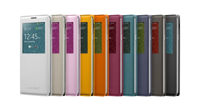 In zehn Farben soll es das Flip-Cover geben. (Bild: Samsung)
