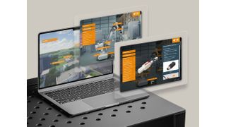 SPS: Mit Hilfe eines 3D-Tool lassen sich die Exponate von TE in einer Industrieumgebung intuitiv erleben. (Bild: TE)