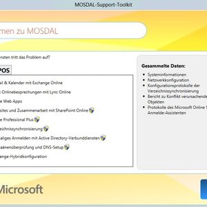 Abbildung 1: Mit MOSDAL lassen sich Verbindungsprobleme zu Office 365 oft schnell finden und dadurch beheben.