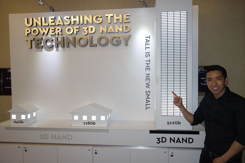 Andrew Vo, Western Digital, hat mir simpel die neue 3D NAND Technology erklärt. (Bild: IT-BUSINESS)