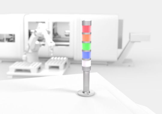 Leuze präsentiert eine neue Baureihe von Signalleuchten mit Aluminiumgehäuse. Es gibt auch Varianten mit IO-Link. Neu sind aber auch zwei Ultraschallsensoren, die der Verpackungssektor begüßen dürfte. Hier mehr dazu ...(Bild:  Leuze)