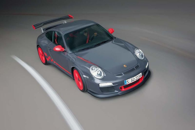 ... der extrem sportliche 911 GT3 RS, der als Homologationsbasis für den Rennsport dient. (Archiv: Vogel Business Media)