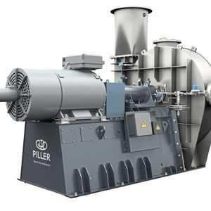Die VapoFlex-Maschinen von Piller im Massenstrombereich bis zu 250.000 kg/h haben einen hohen Individualisierungsgrad für spezifische Prozessbedingungen. (Bild: Piller Blowers & Compressors)