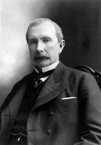 John D. Rockefeller, Mitbegründer einer Erdölraffinerie, aus der 1870 die Standard Oil Company hervorging. (Nexenta Systems)