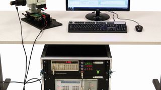 Optische Methode: Mit der Thermoreflectance Imaging lassen sich Bauteile auf Schwachstellen untersuchen. (LX Instruments)