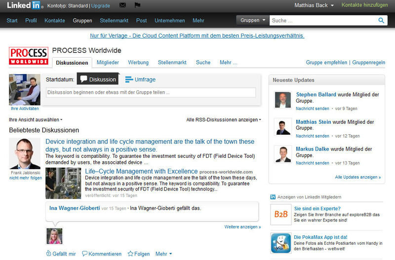 Auch Unternehmen und Marken sind ähnlich wie bei Xing auf LinkedIn mit einem Profil vertreten. (Screenshot: LinkedIn)