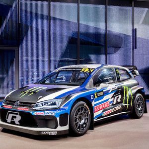 Für die Rallycross-Weltmeisterschaft tritt der neue Polo an. 