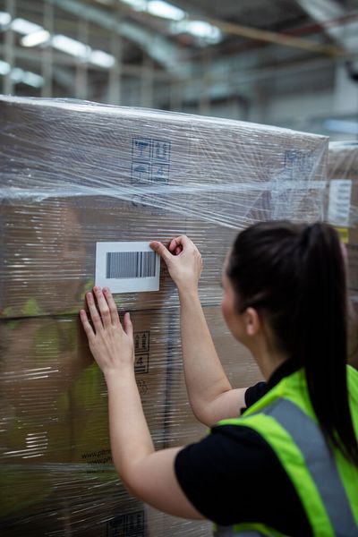 Palettenetikettierung (Bild: Brother International GmbH)