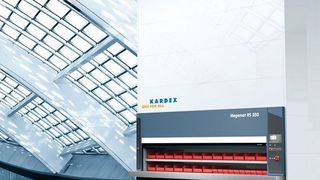 Mit dem Megamat RS hat Kardex sein Produktportfolio an Lagerpaternostern erweitert und modernisiert. Bild: Kardex (Archiv: Vogel Business Media)