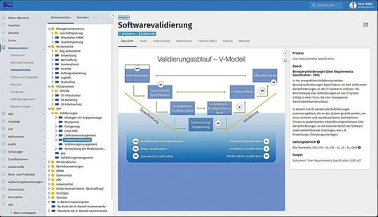 ConSense GxP für streng regulierte Branchen: Die vorvalidierte Softwarelösung erleichtert eine Validierung nach gängigen Standards und Regularien wie GAMP 5,  Annex 11 oder US-Regularien.(Bild:  ConSense GmbH)