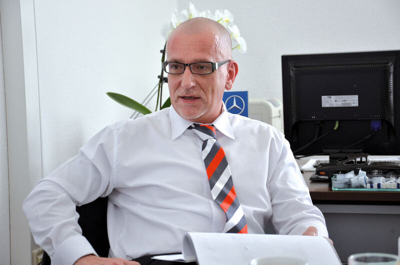 Centerleiter Frank Krüger sieht das Mercedes-Center als „den“ Anbieter von Premium-Gebrauchten im Ruhrgebiet. (Fotos: Bayha)