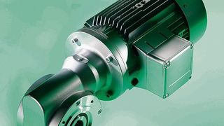 Das neue, einstufige Schneckengetriebe ist standardmäßig mit einer lebensmitteltauglichen Dauerschmierung (nach NSF H1) ausgestattet. (Bild: Ruhrgetriebe)