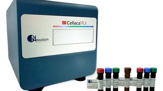 Die Zellenalyse-Plattform Cellaca PLX von Perkin Elmer, mit Reagenzien (Bild: Perkin Elmer)