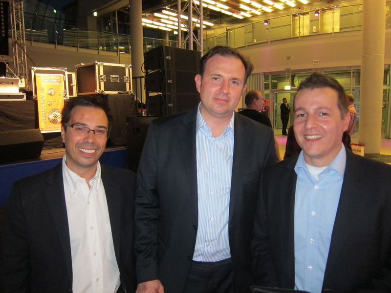(v. l.) Asbel da Ponte, Frank Fritsche und Marc Matysiak, api. (Vogel IT-Medien)