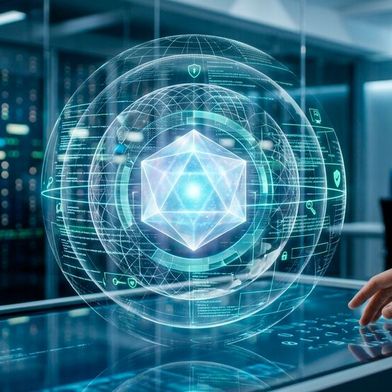 In einer softwaregetriebenen Verteidigungslandschaft ist die vollständige Kontrolle über die eigene IT-Architektur, Datenflüsse und Identitäten entscheidend. (Bild: Gemini / Vogel IT-Medien GmbH / KI-generiert)