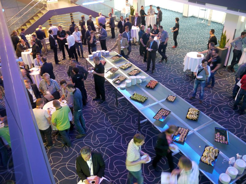 Zwischendurch gab es Snacks. (Barracuda Networks)