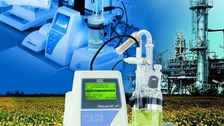 Abb. 1: Der Titroline KF trace kann Wassergehalte von 0,01 Prozent bis 100 Prozent Wasser bestimmen.  (Bild: Schott Instruments)