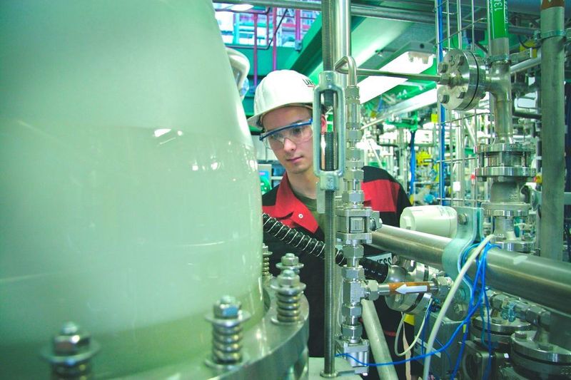 At its Bitterfeld site, Germany, Lanxess produces ion exchange resins for water treatment under the brand name Lewatit. (Picture: Lanxess)