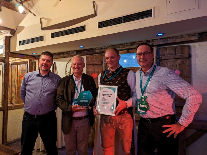 Kaspersky Channel Partner Award: MSP Partner Österreich 2023 Business Security Schwaiger - Gutschi OG (Bild: Kaspersky)