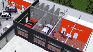 Wer einen neuen Betrieb baut oder sein Unternehmen modernisiert, braucht die Unterstützung von Fachleuten.  (»kfz-betrieb«)