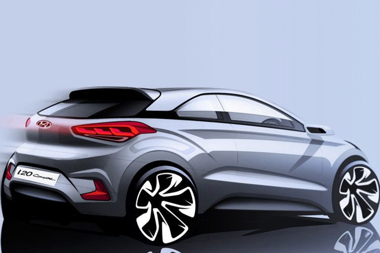 Eine langgezogene Motorhaube und eine bogenförmige, zum Heck hin abfallende Dachlinie kennzeichnen das dreitürige i20 Coupe. (Foto: Hyundai)