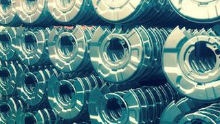 Bremsscheibenabdeckung aus Aluminium nach Oberflächenbehandlung in einem chromfreien Henkel-Bonderite-Prozess  (Benseler)