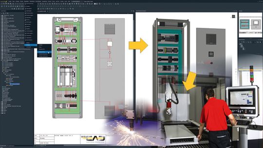 (WSCAD Cabinet Engineering ist eines von sechs Modulen der WSCAD-E-CAD-Lösung und als Miet- oder Kauflizenz verfügbar. Bild: WSCAD)