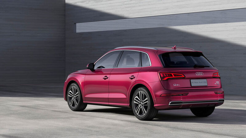 Der neue Audi Q5 in verführerischem Rot.  (Auto-Medienportal.Net/Audi)