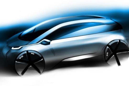 Wie das Megacity Vehicle einmal aussehen wird, hat BMW noch nicht verraten. Einstweilen müssen sich Interessenten mit Skizzen wie dieser begnügen. (Archiv: Vogel Business Media)