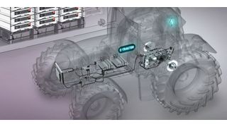 In elektrifizierten Landmaschinen ist Kühlung essenziell: Voss agiert als Partner, wenn es um Kühlstrategien und Thermomanagement geht  (Bild: Voss)