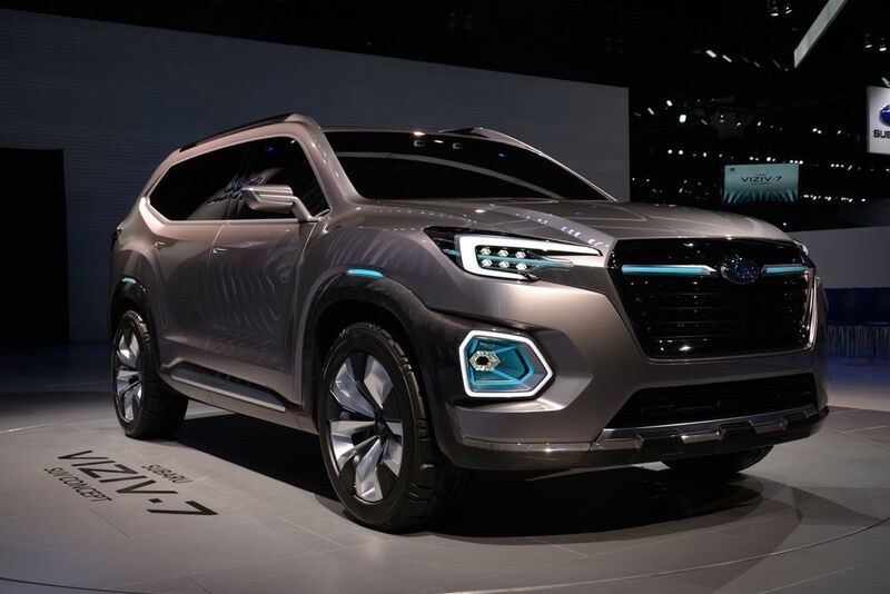Voll auf SUV setzt auch Subaru mit dem Viziv-7-Concept. (Newspress)