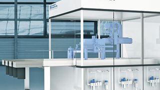 Die standardisierte Plattform für Roboteranwendungen Teamaxx. (Bild: Teamtechnik)