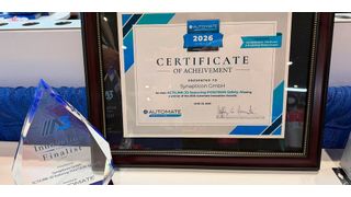 Synapticon wurde auf der Automate 2026 in Chicago für die Kombination von Aktuator und integrierten Safety-Funktionen ausgezeichnet. (Bild: Synapticon)