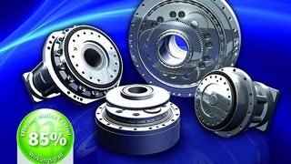 Die hochuntersetzenden Trochoidgetriebe von Nabtesco zeichnen sich durch einen Wirkungsgrad von etwa 85 % aus. Bilder: Nabtesco (Archiv: Vogel Business Media)